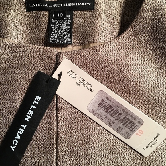 LINDA ALLARD/ELLEN TRACY Beaded/Embellished Silk Blend Evening Jacket, Women’s10 - Picture 3 of 12
